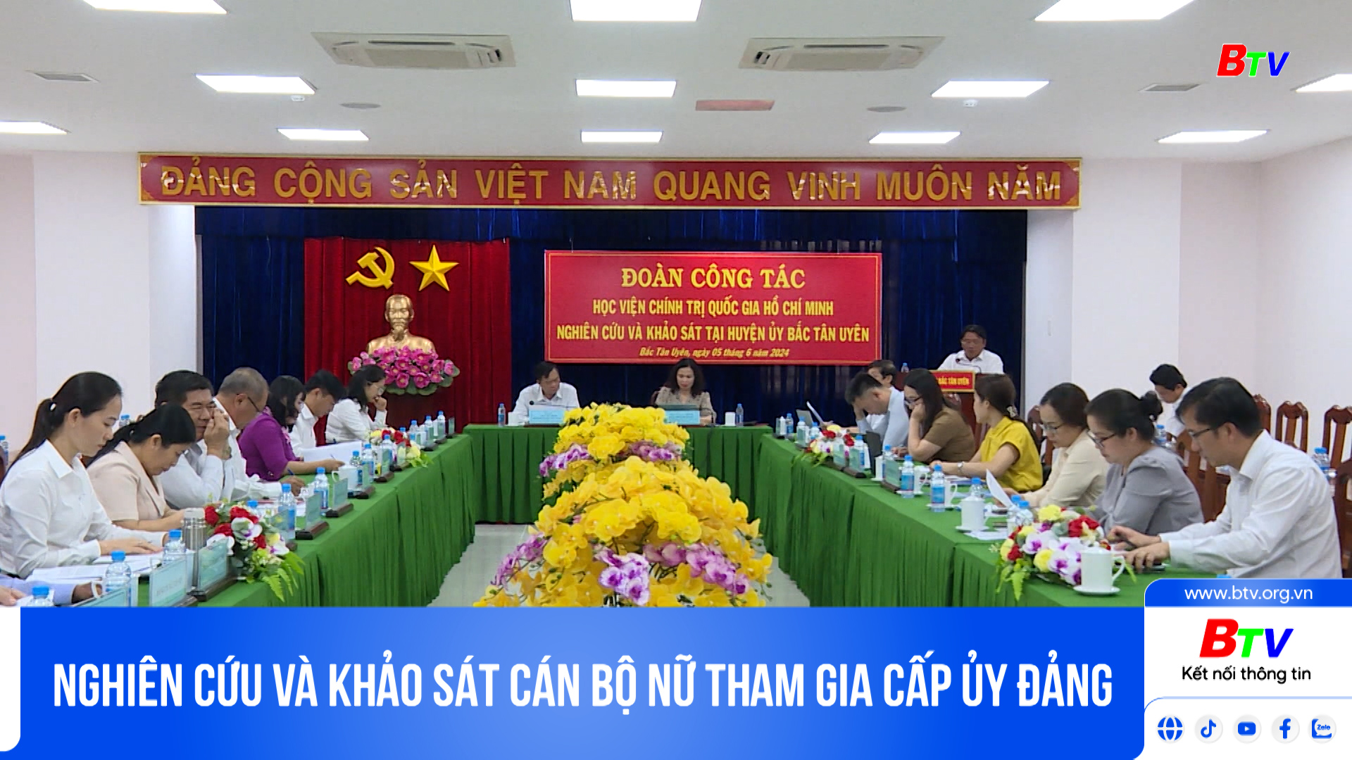 Nghiên cứu và khảo sát cán bộ nữ tham gia cấp ủy Đảng